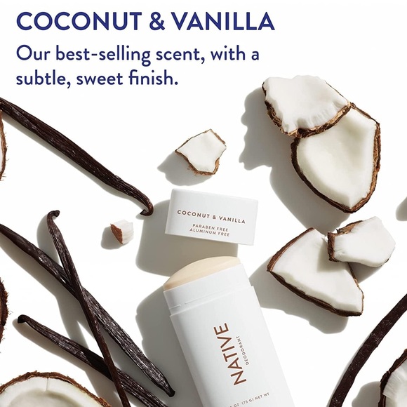 2 Sealed NATIVE natural deodorants lavender & rose, coconut & vanilla - Picture 5 of 8